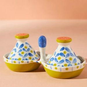 Anthropologie Tortua Salt & Pepper Shakers